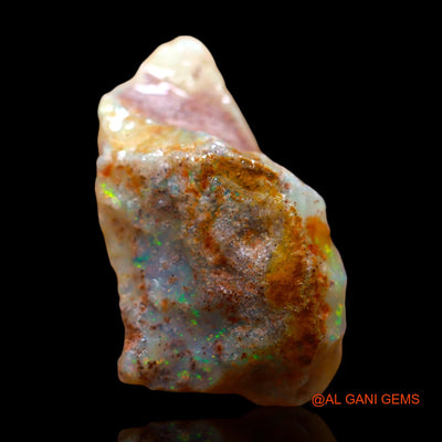 Natural Untreated Fire Opal Loose Gemstone Fancy Rough From Australia 9.00 Cts 20x11x8 mm RE-64