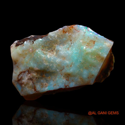13.00 Cts Natural Australian Fire Opal Fancy Rough Loose Gemstone For Jewelry 26x16x7 mm RE-651
