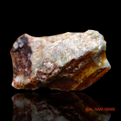 13.00 Cts Natural Australian Fire Opal Fancy Rough Loose Gemstone For Jewelry 26x16x7 mm RE-651