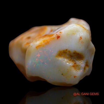 22.00 Cts Natural Australian Fire Opal Loose Gemstone Fancy Rough 25x16x11 mm RE-653