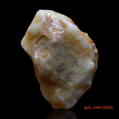 22.00 Cts Natural Australian Fire Opal Loose Gemstone Fancy Rough 25x16x11 mm RE-653