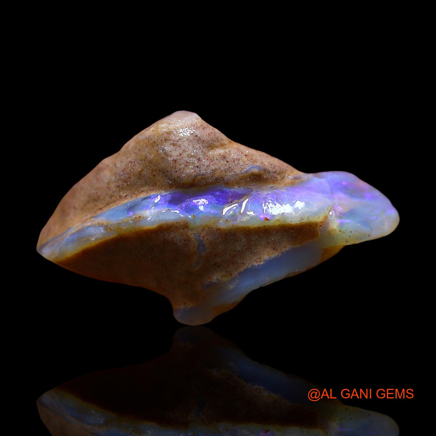 Natural Untreated Fire Opal Loose Gemstone Fancy Rough From Australia 15.00 Cts 27x12x12 mm RE-654