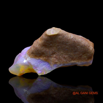Natural Untreated Fire Opal Loose Gemstone Fancy Rough From Australia 15.00 Cts 27x12x12 mm RE-654