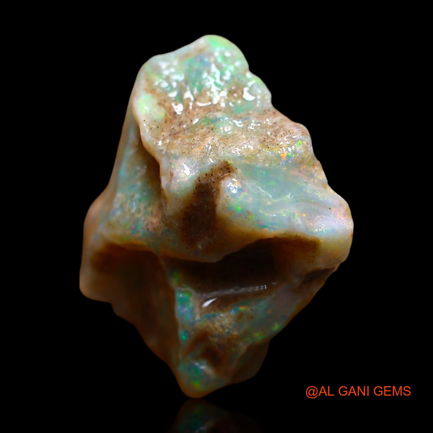 19.00 Cts Natural Australian Fire Opal Loose Gemstone Fancy Rough 23x20x11 mm RE-655