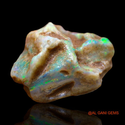 19.00 Cts Natural Australian Fire Opal Loose Gemstone Fancy Rough 23x20x11 mm RE-655