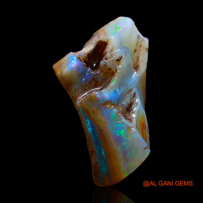16.00 Cts Natural Australian Fire Opal Fancy Rough Loose Gemstone For Jewelry 23x18x8 mm RE-656