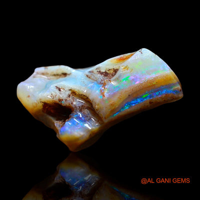16.00 Cts Natural Australian Fire Opal Fancy Rough Loose Gemstone For Jewelry 23x18x8 mm RE-656