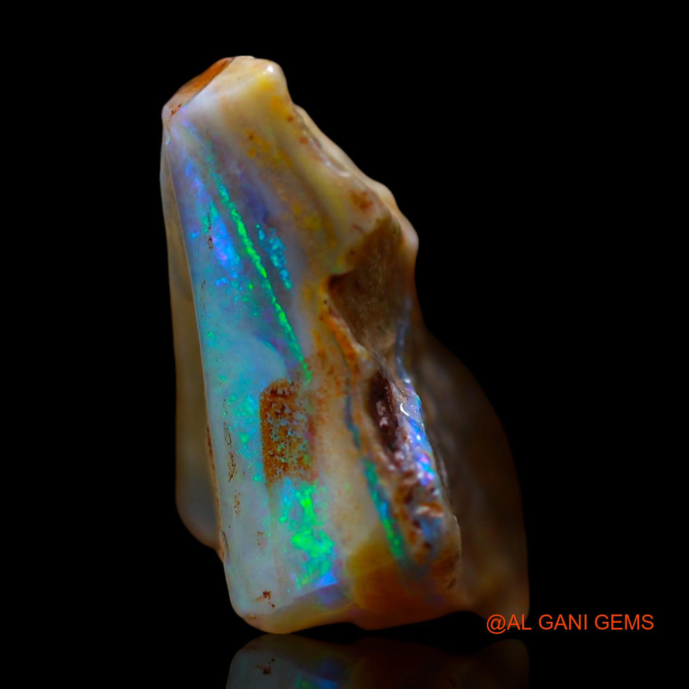 16.00 Cts Natural Australian Fire Opal Fancy Rough Loose Gemstone For Jewelry 23x18x8 mm RE-656