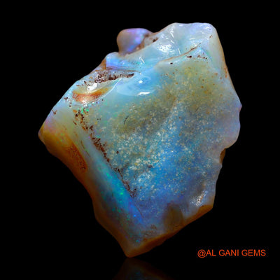 16.00 Cts Natural Australian Fire Opal Fancy Rough Loose Gemstone For Jewelry 23x18x8 mm RE-656