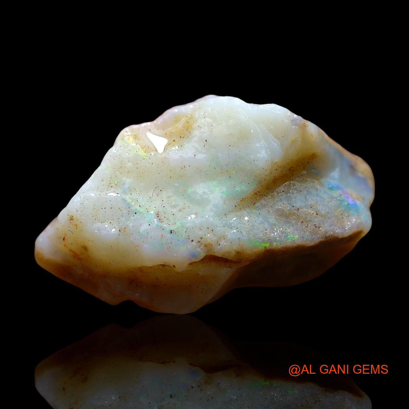 18.00 Cts Natural Australian Fire Opal Loose Gemstone Fancy Rough 25x15x12 mm RE-661