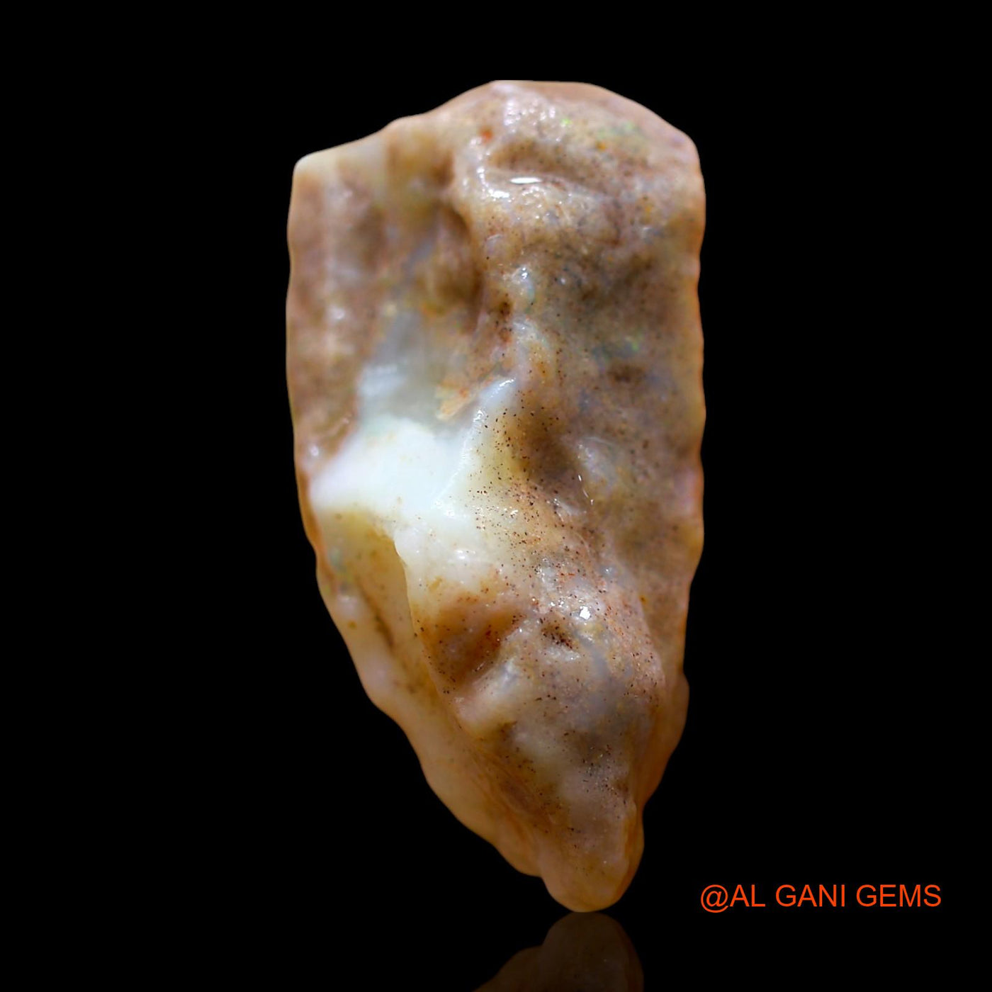 18.00 Cts Natural Australian Fire Opal Loose Gemstone Fancy Rough 25x15x12 mm RE-661
