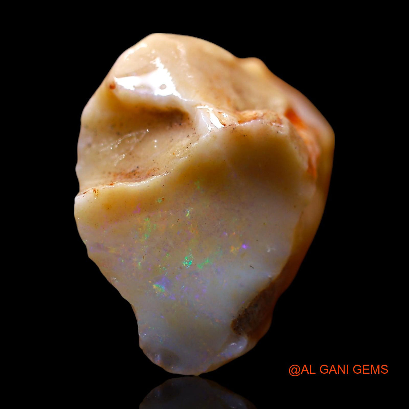 18.00 Cts Natural Australian Fire Opal Fancy Rough Loose Gemstone For Jewelry 23x18x11 mm RE-662