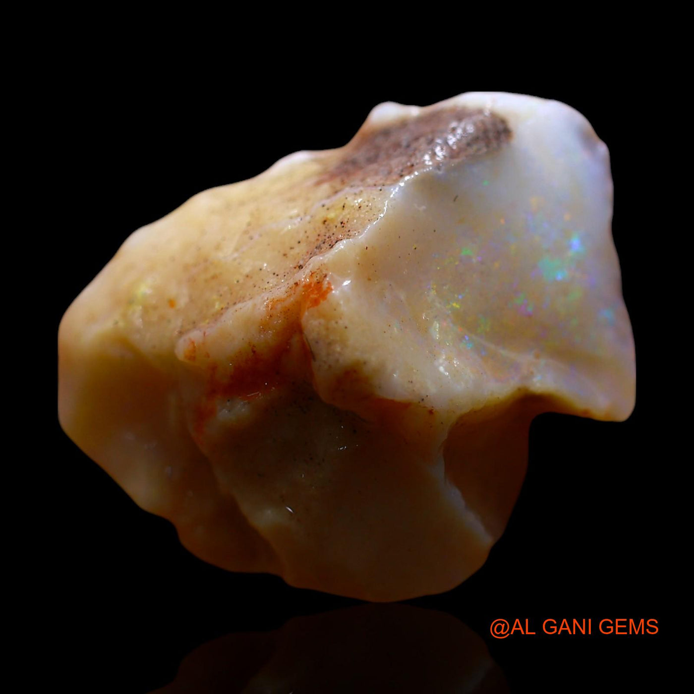 18.00 Cts Natural Australian Fire Opal Fancy Rough Loose Gemstone For Jewelry 23x18x11 mm RE-662