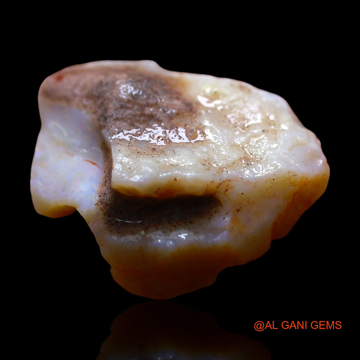 18.00 Cts Natural Australian Fire Opal Fancy Rough Loose Gemstone For Jewelry 23x18x11 mm RE-662