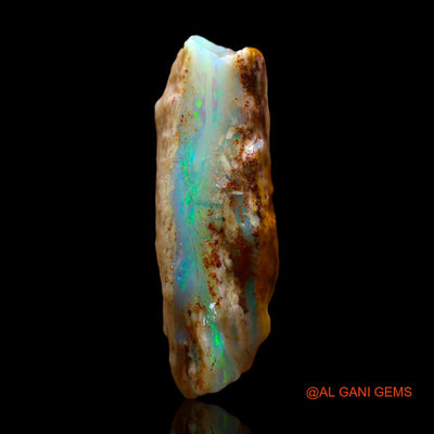 Natural Fire Opal Gemstone 13.00 Cts Loose Fancy Rough From Australia 25x13x8 mm RE-664