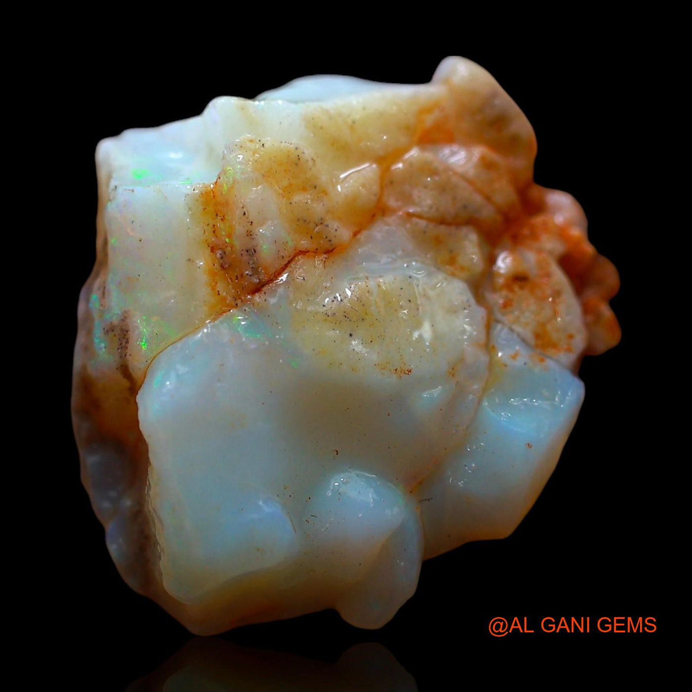 21.00 Cts Natural Australian Fire Opal Fancy Rough Loose Gemstone For Jewelry 19x18x11 mm RE-665