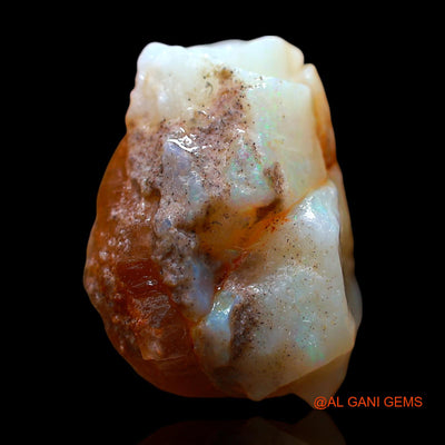21.00 Cts Natural Australian Fire Opal Fancy Rough Loose Gemstone For Jewelry 19x18x11 mm RE-665