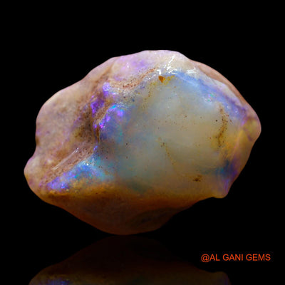 15.00 Cts Natural Australian Fire Opal Loose Gemstone Fancy Rough 21x16x10 mm RE-669