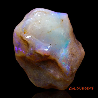 15.00 Cts Natural Australian Fire Opal Loose Gemstone Fancy Rough 21x16x10 mm RE-669