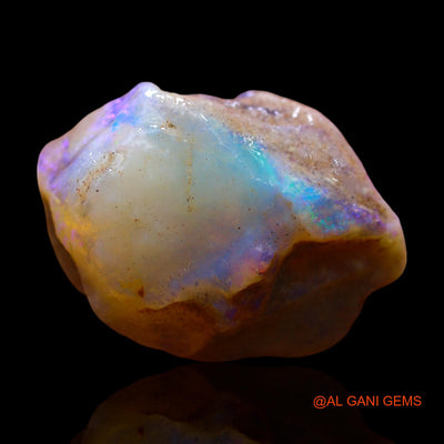 15.00 Cts Natural Australian Fire Opal Loose Gemstone Fancy Rough 21x16x10 mm RE-669