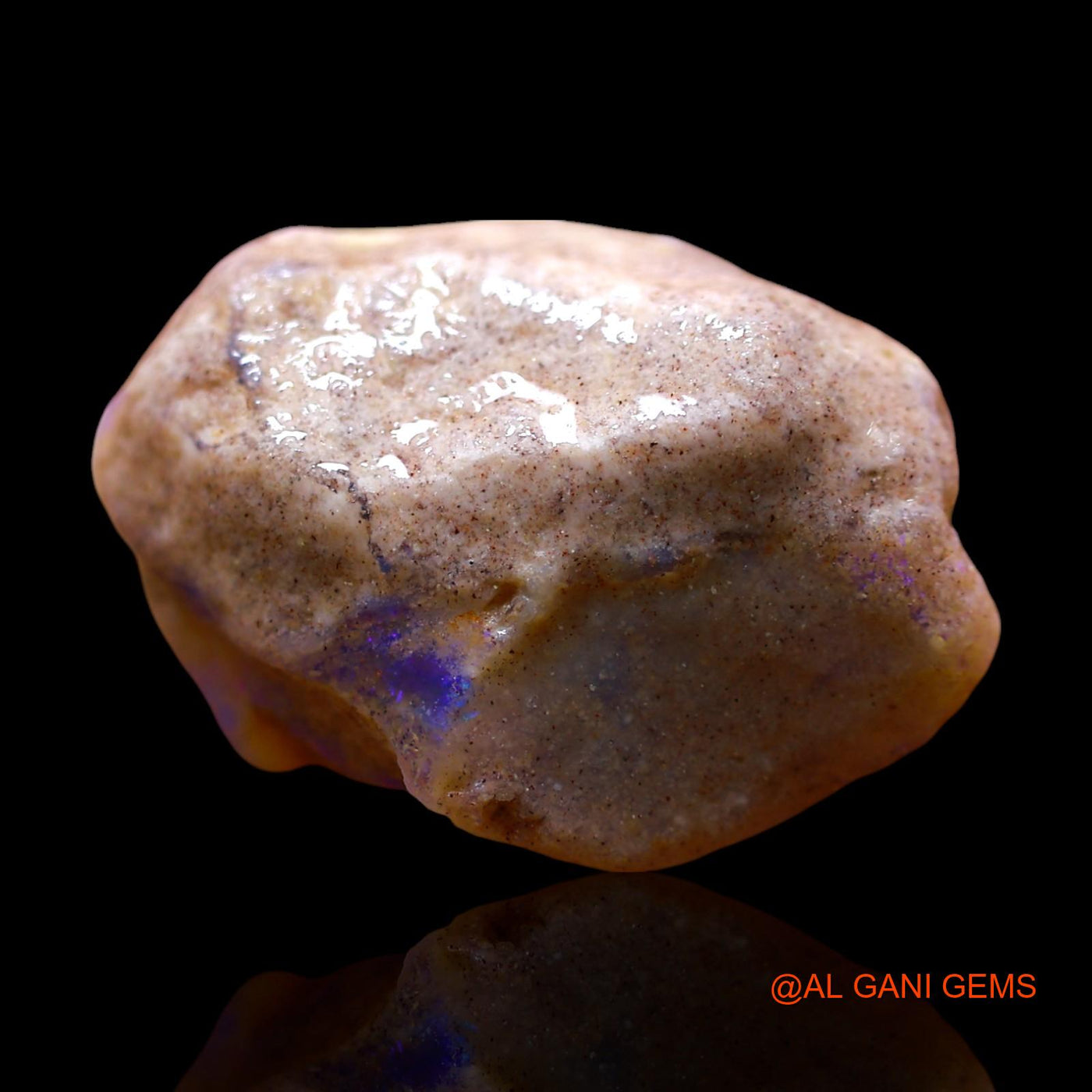 15.00 Cts Natural Australian Fire Opal Loose Gemstone Fancy Rough 21x16x10 mm RE-669