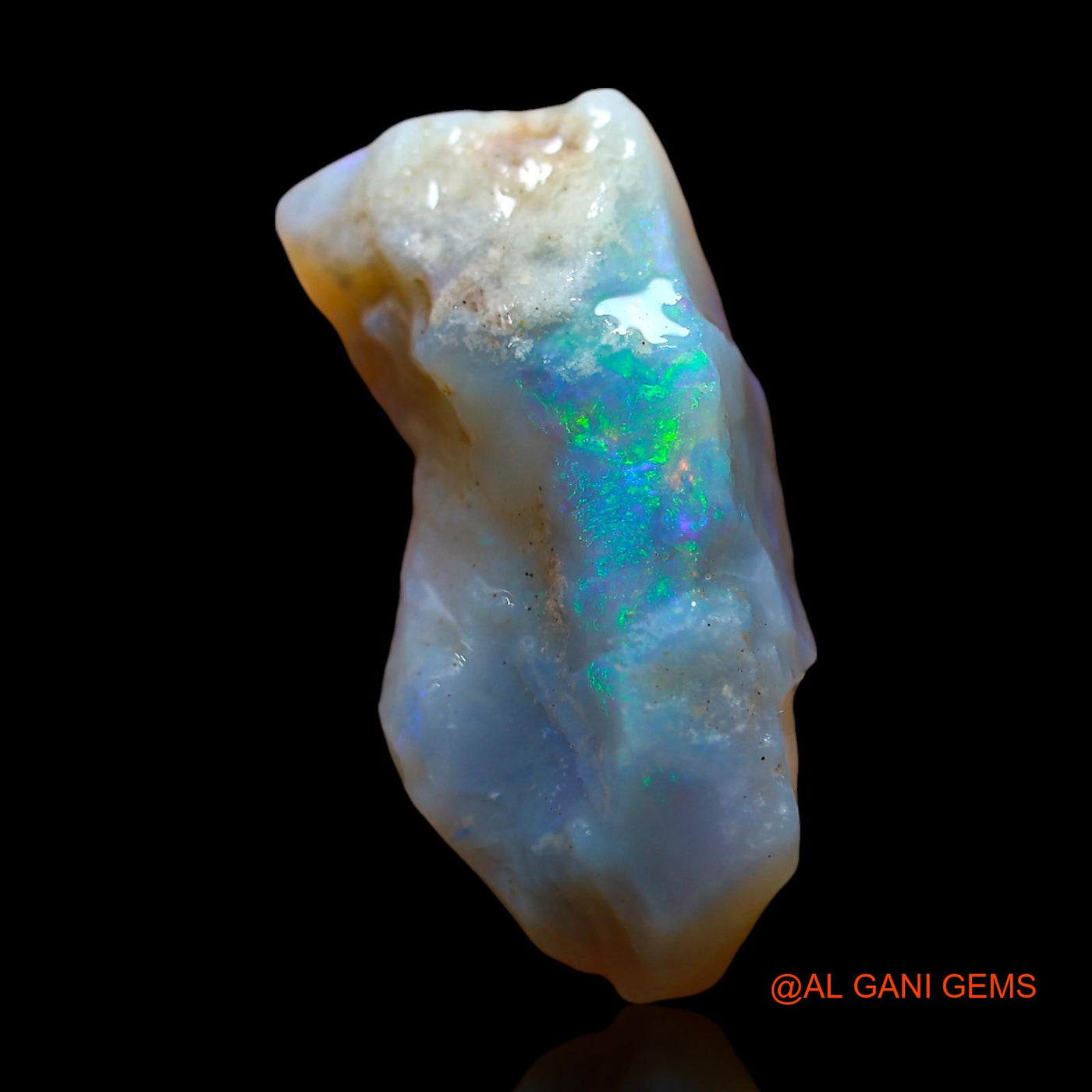 6.00 Cts Natural Australian Fire Opal Loose Gemstone Fancy Rough 21x10x5 mm RE-66