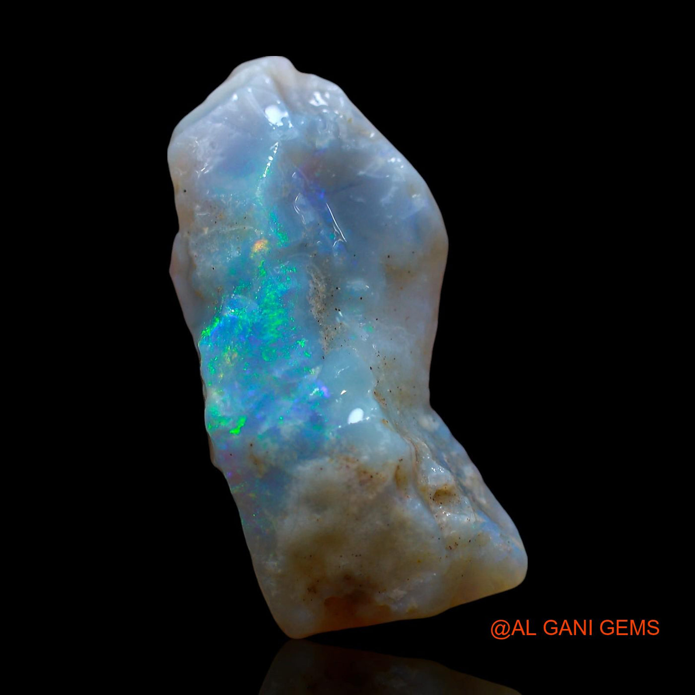 6.00 Cts Natural Australian Fire Opal Loose Gemstone Fancy Rough 21x10x5 mm RE-66
