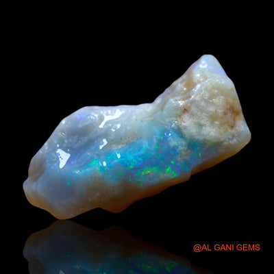 6.00 Cts Natural Australian Fire Opal Loose Gemstone Fancy Rough 21x10x5 mm RE-66