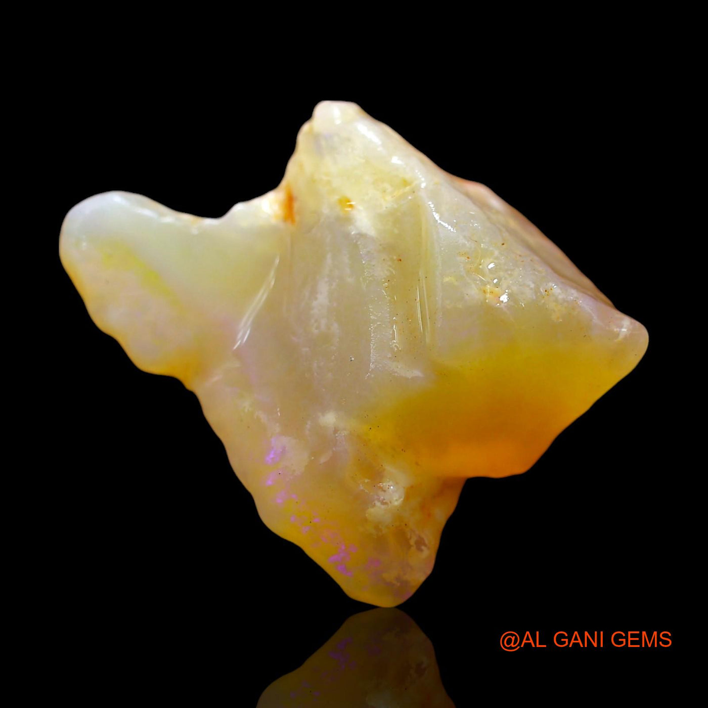 14.00 Cts Natural Australian Fire Opal Loose Gemstone Fancy Rough 21x17x10 mm RE-670