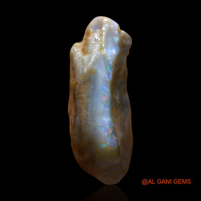 Natural Fire Opal Gemstone 17.00 Cts Loose Fancy Rough From Australia 25x15x3 mm RE-672