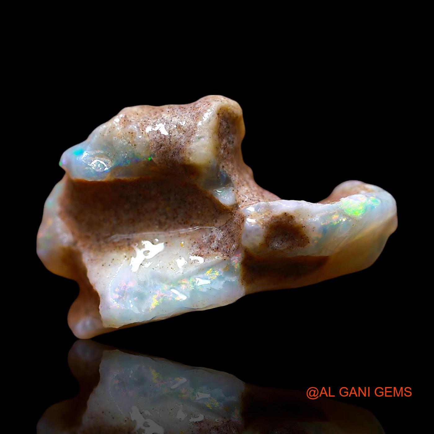 12.00 Cts Unheated Australian Fire Opal Loose Gemstone Fancy Rough Natural 22x15x15 mm RE-673