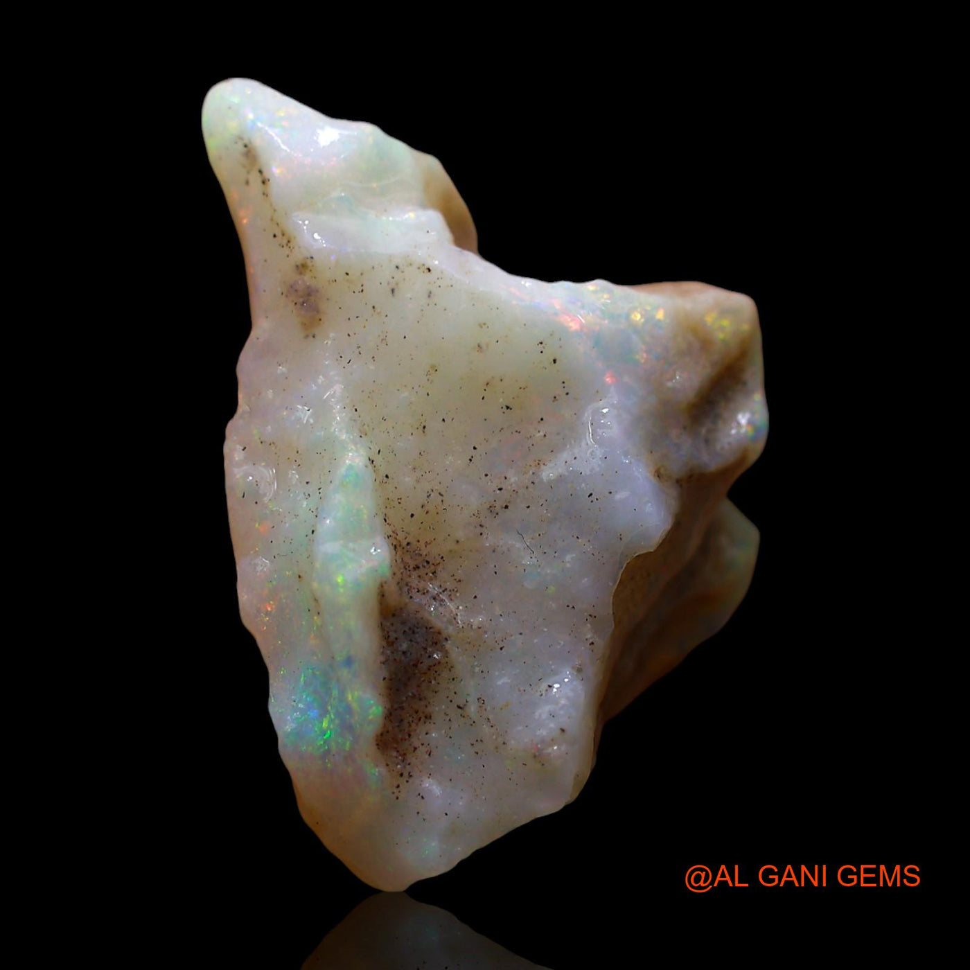 11.00 Cts Natural Australian Fire Opal Loose Gemstone Fancy Rough 18x17x10 mm RE-674