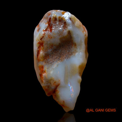 16.00 Cts Natural Australian Fire Opal Fancy Rough Loose Gemstone For Jewelry 23x12x12 mm RE-675