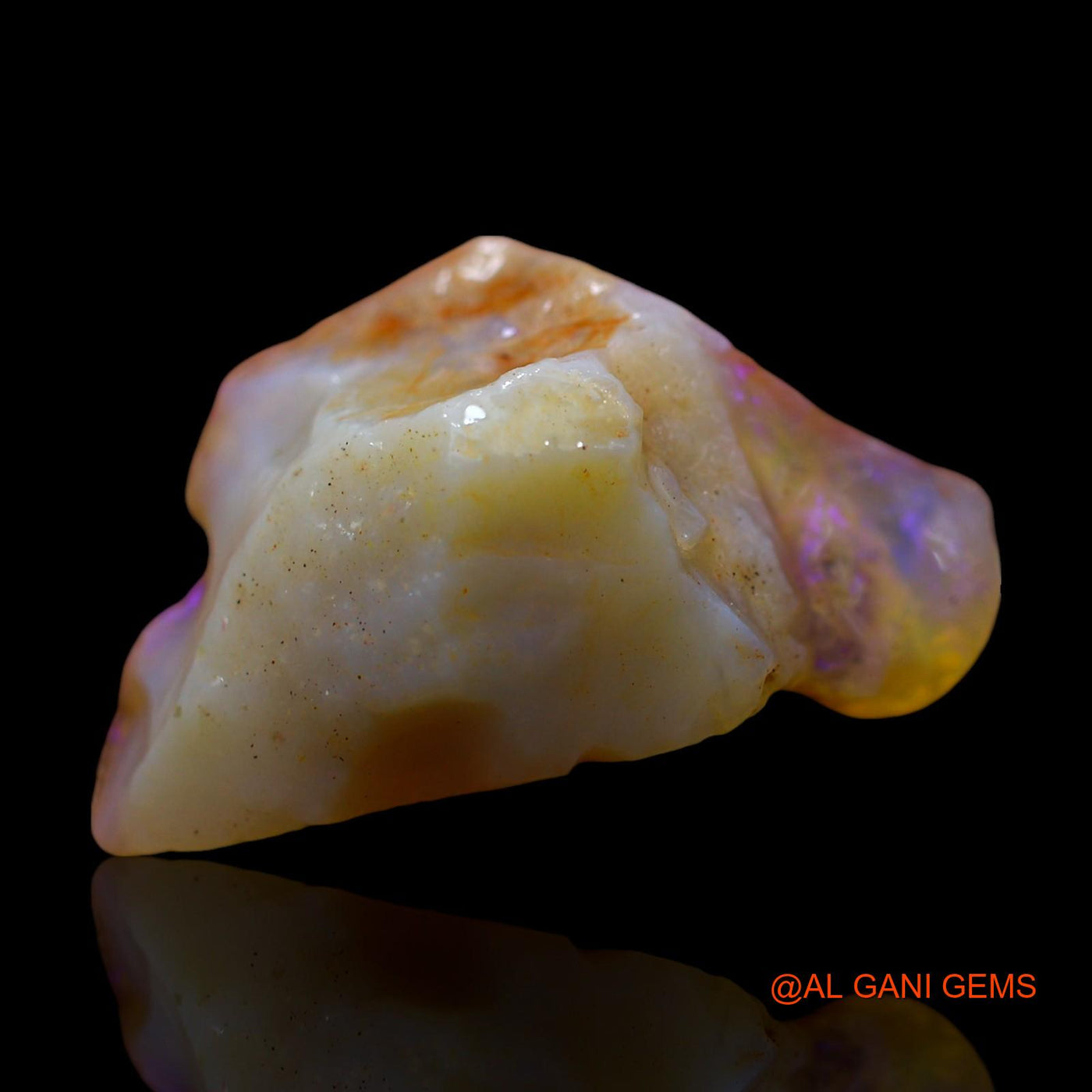 13.00 Cts Natural Australian Fire Opal Loose Gemstone Fancy Rough 23x13x11 mm RE-676