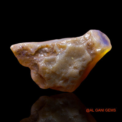13.00 Cts Natural Australian Fire Opal Loose Gemstone Fancy Rough 23x13x11 mm RE-676