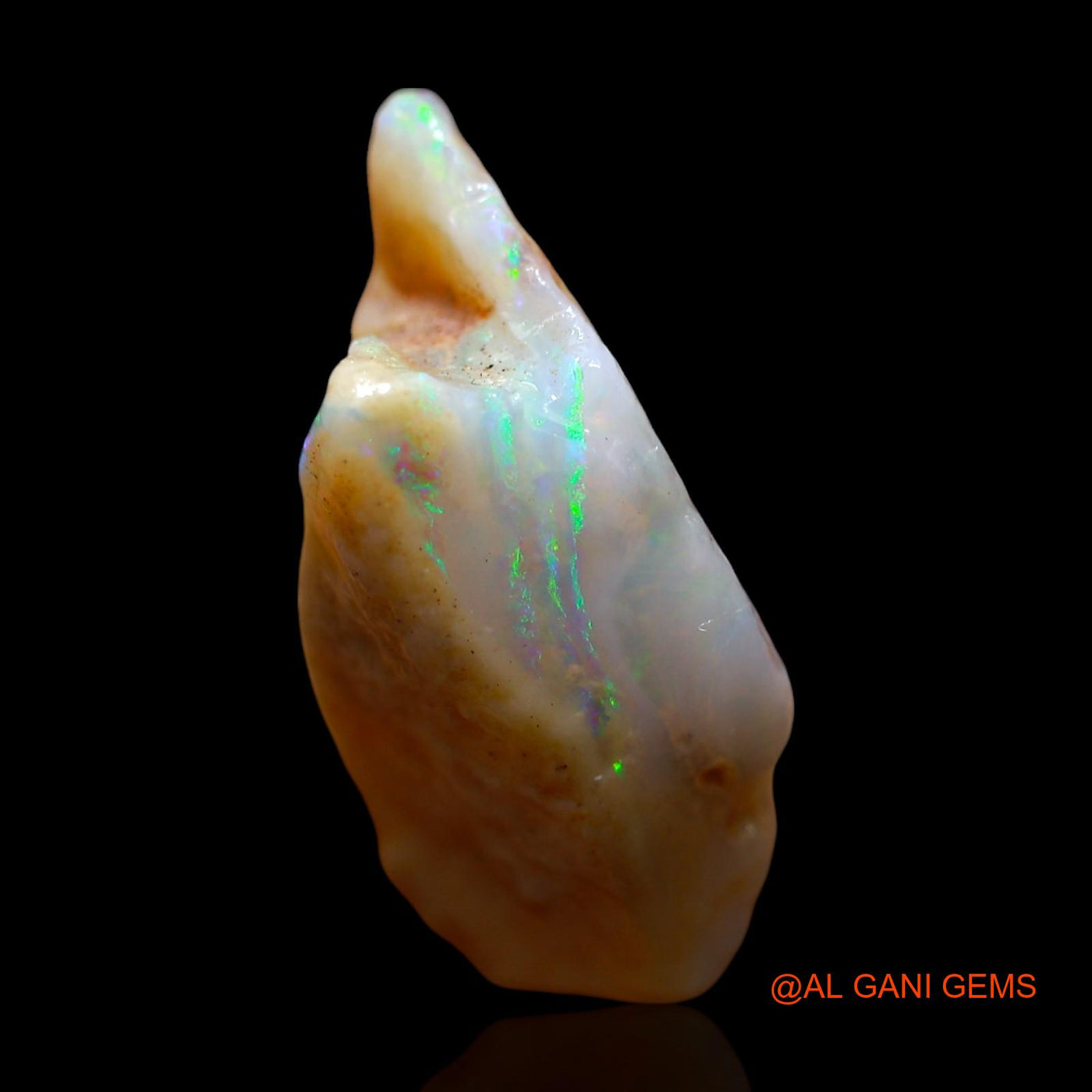 13.00 Cts Natural Australian Fire Opal Loose Gemstone Fancy Rough 22x15x10 mm RE-677