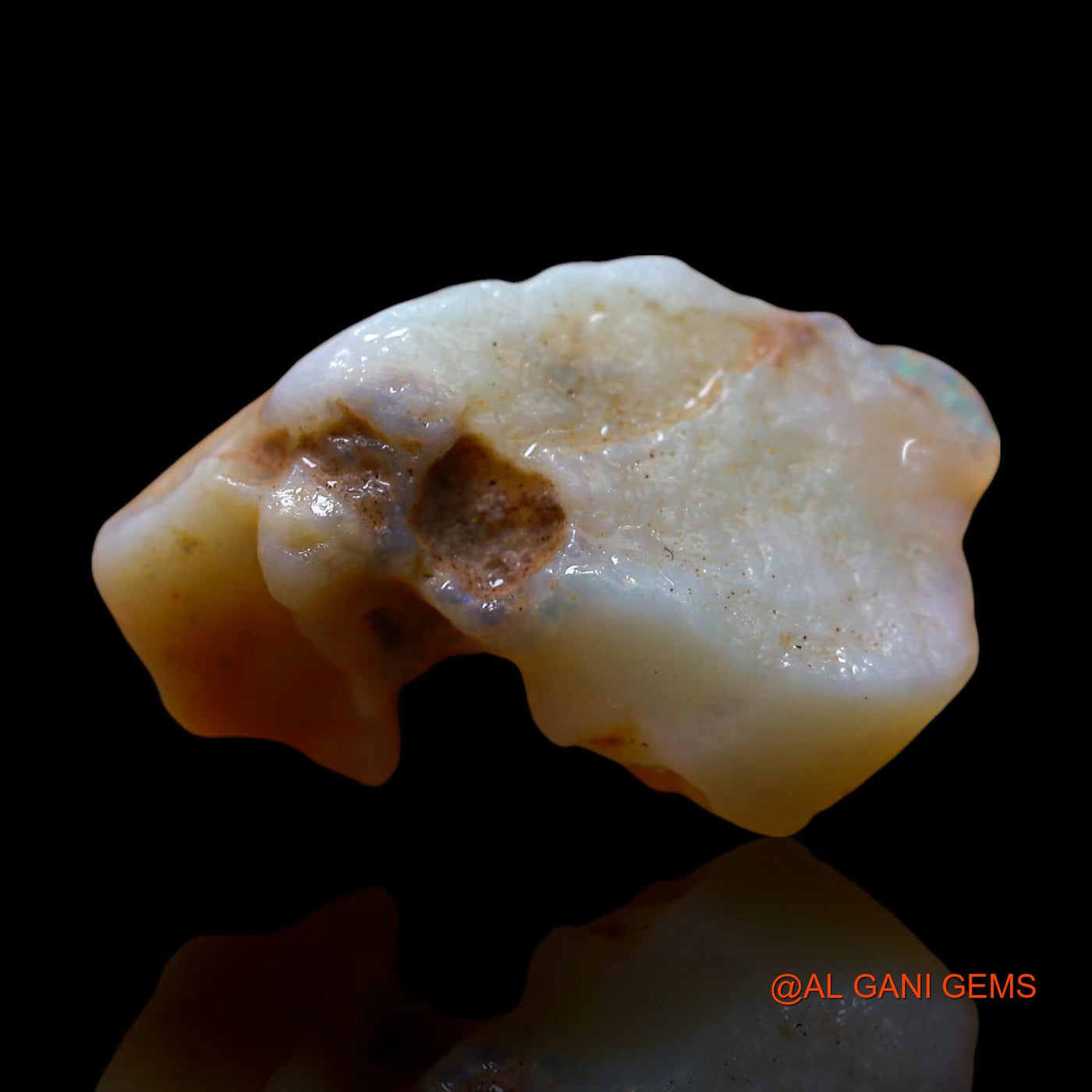 13.00 Cts Natural Australian Fire Opal Loose Gemstone Fancy Rough 22x15x10 mm RE-677