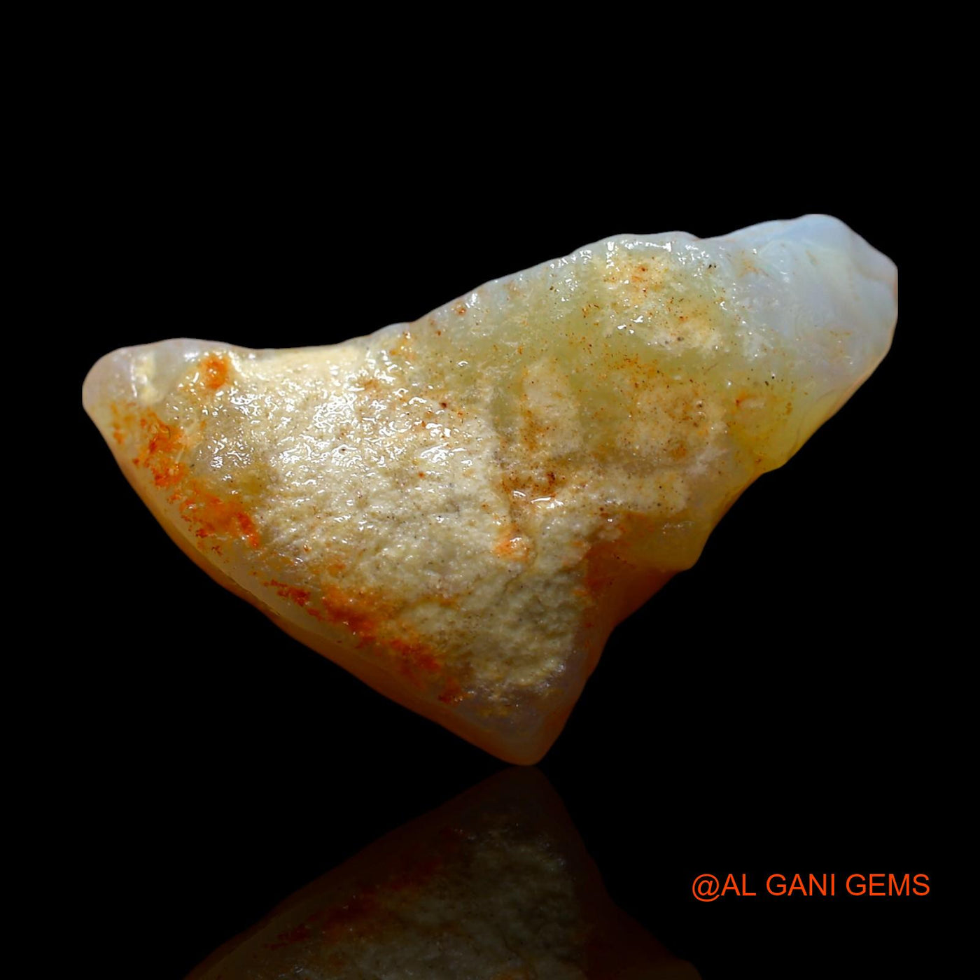 14.00 Cts Natural Australian Fire Opal Loose Gemstone Fancy Rough 24x13x10 mm RE-679
