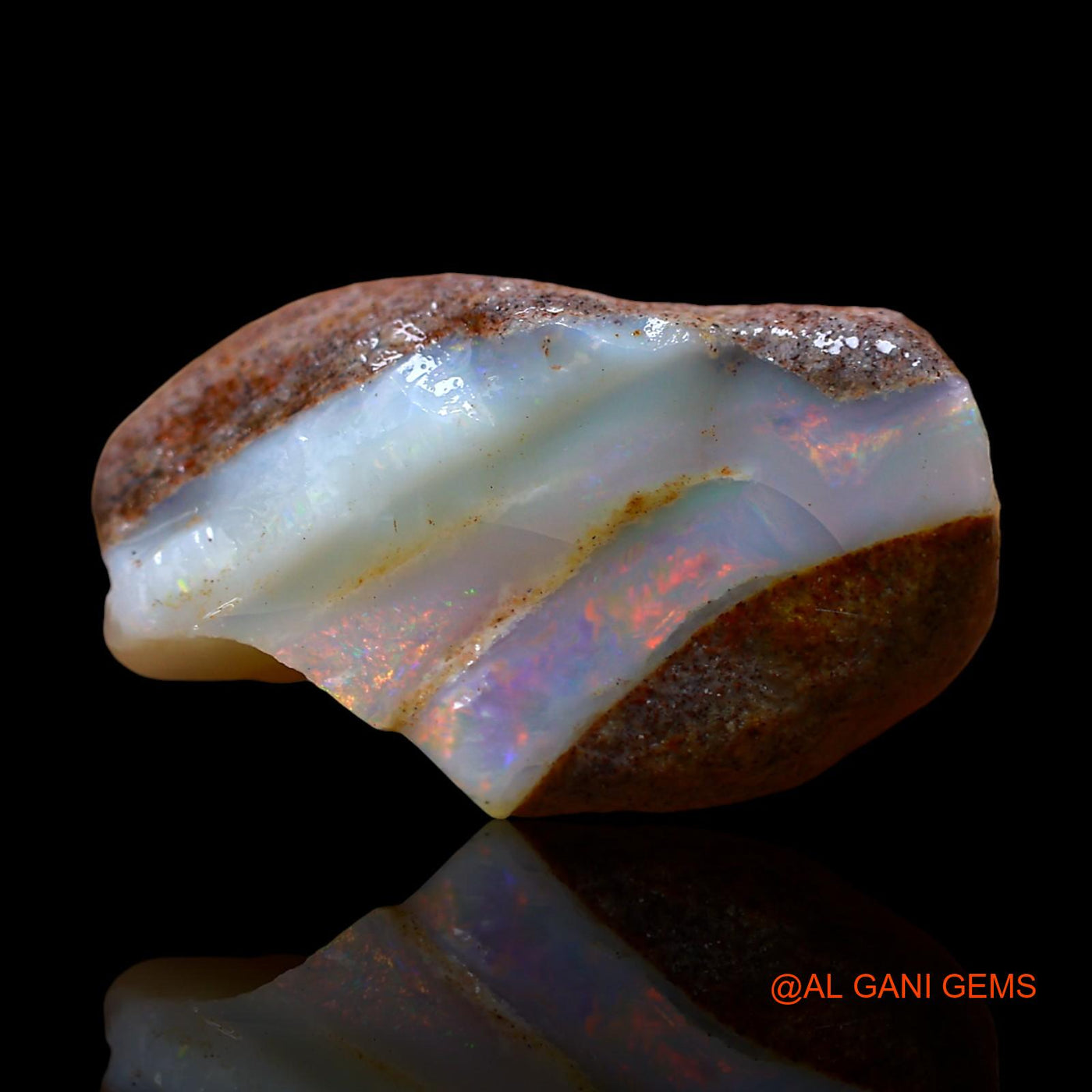 16.00 Cts Natural Australian Fire Opal Loose Gemstone Fancy Rough 19x15x8 mm RE-681