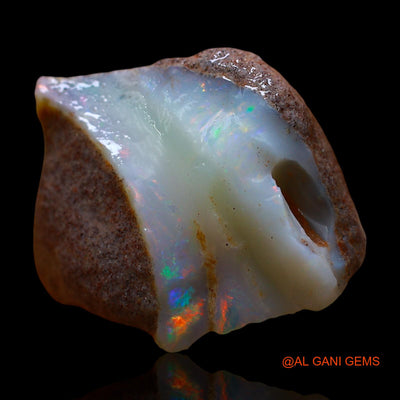 16.00 Cts Natural Australian Fire Opal Loose Gemstone Fancy Rough 19x15x8 mm RE-681