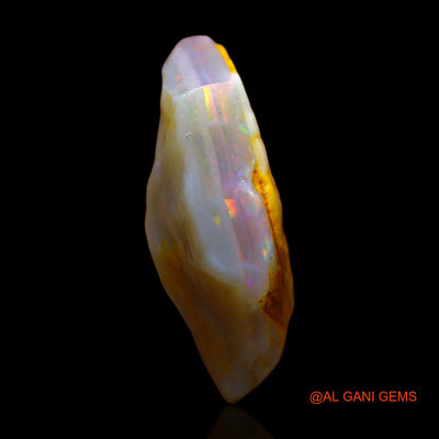 Natural Untreated Fire Opal Loose Gemstone Fancy Rough From Australia 12.00 Cts 21x19x7 mm RE-682