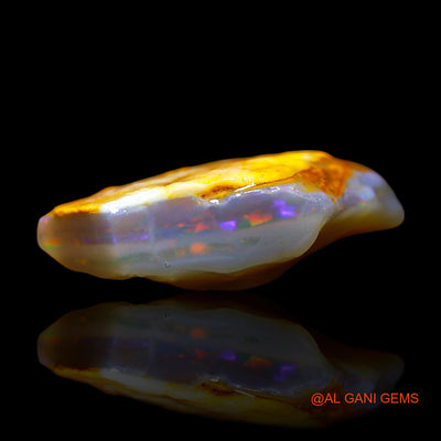 Natural Untreated Fire Opal Loose Gemstone Fancy Rough From Australia 12.00 Cts 21x19x7 mm RE-682