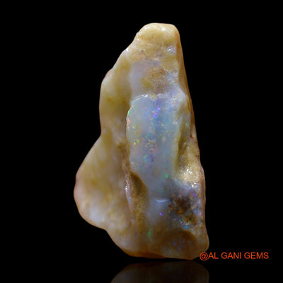 Natural Fire Opal Gemstone 12.00 Cts Loose Fancy Rough From Australia 22x16x8 mm RE-683