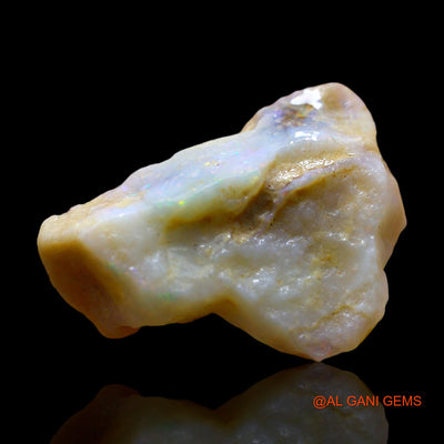 Natural Fire Opal Gemstone 12.00 Cts Loose Fancy Rough From Australia 22x16x8 mm RE-683