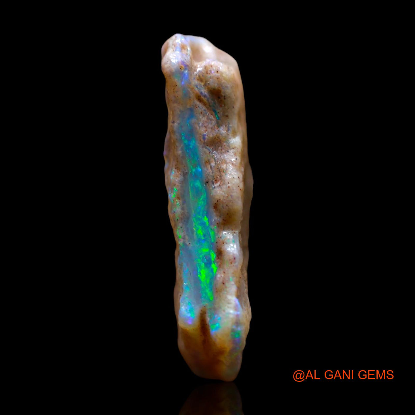 11.00 Cts Natural Australian Fire Opal Loose Gemstone Fancy Rough 22x15x8 mm RE-684