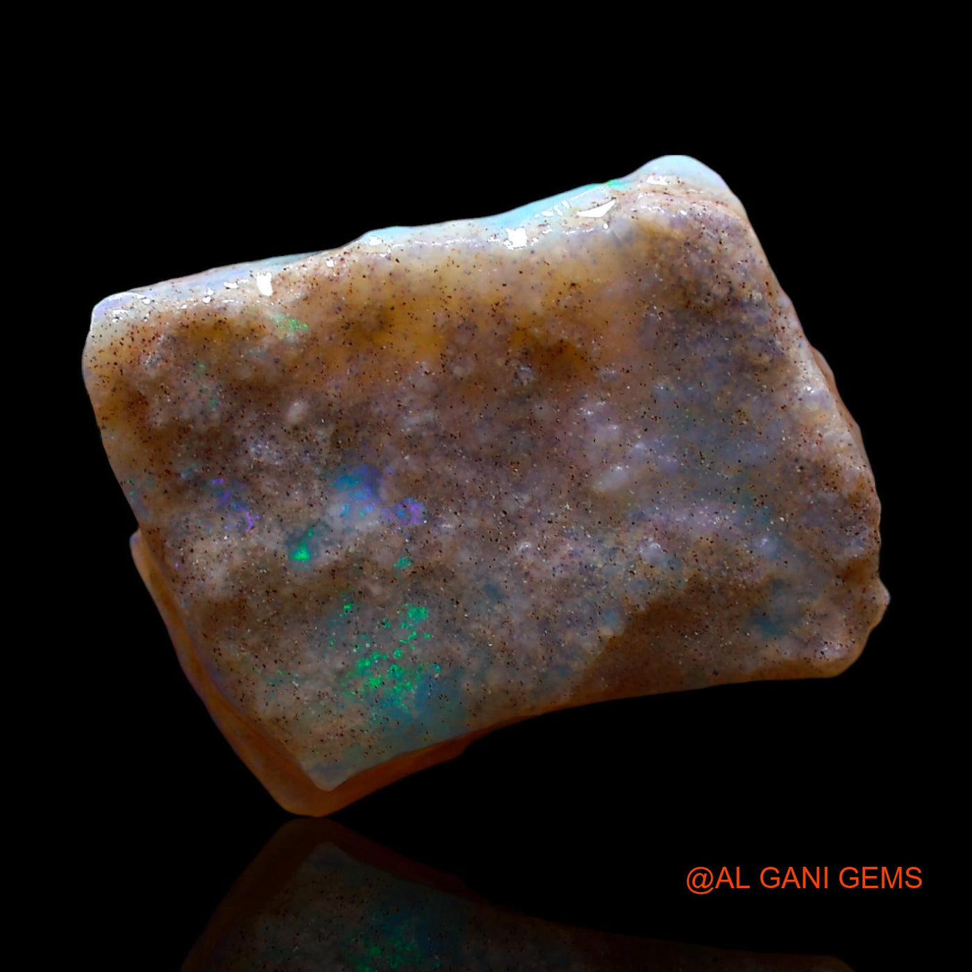 11.00 Cts Natural Australian Fire Opal Loose Gemstone Fancy Rough 22x15x8 mm RE-684