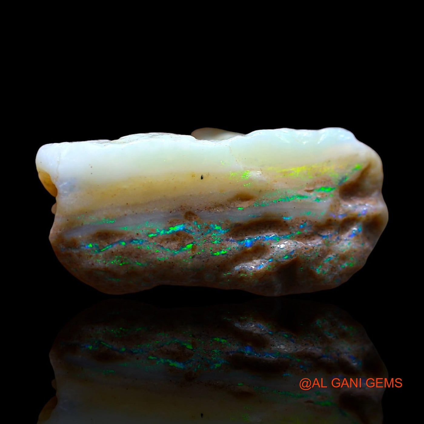 12.00 Cts Natural Australian Fire Opal Loose Gemstone Fancy Rough 22x11x10 mm RE-685