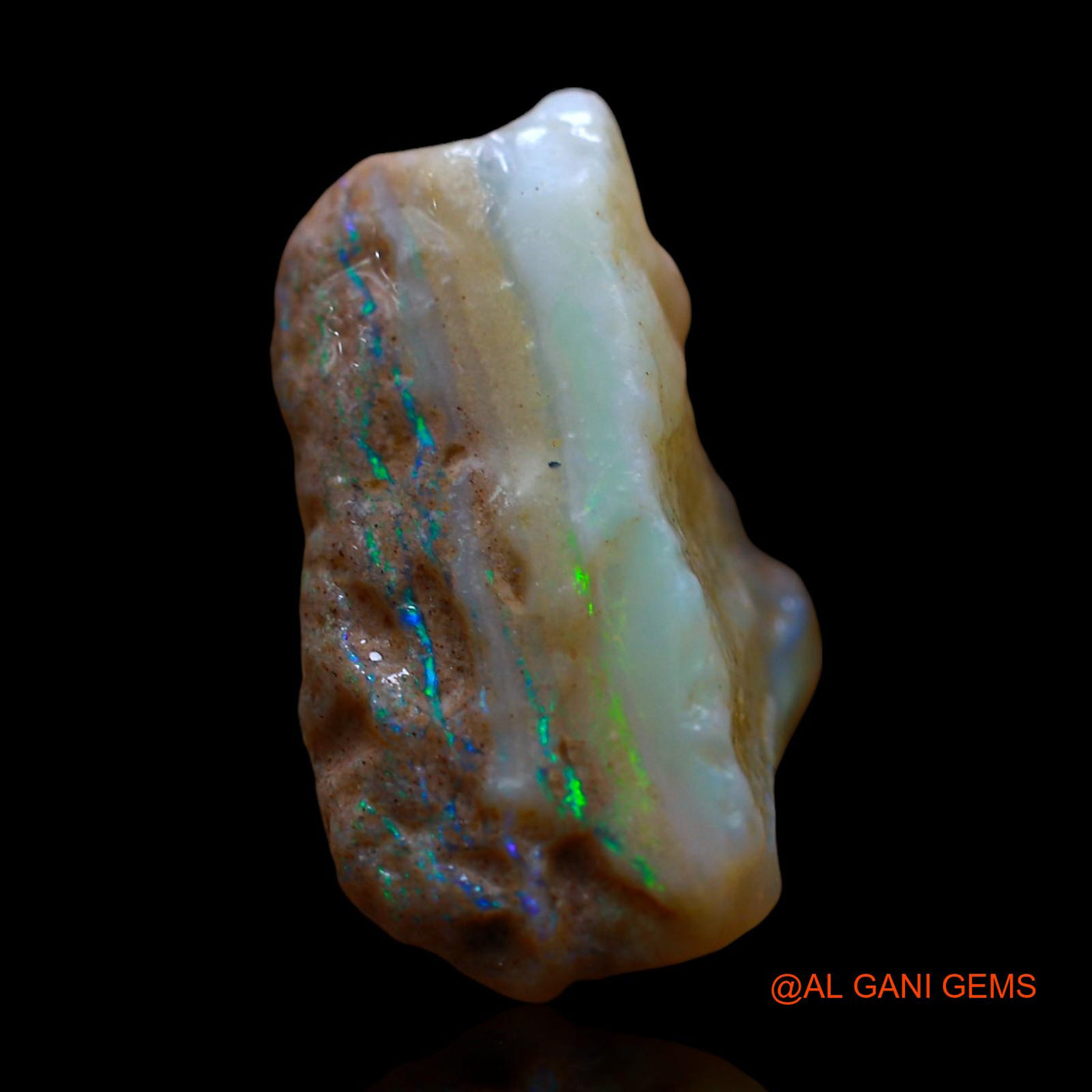 12.00 Cts Natural Australian Fire Opal Loose Gemstone Fancy Rough 22x11x10 mm RE-685