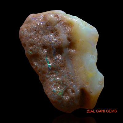 12.00 Cts Natural Australian Fire Opal Loose Gemstone Fancy Rough 22x11x10 mm RE-685