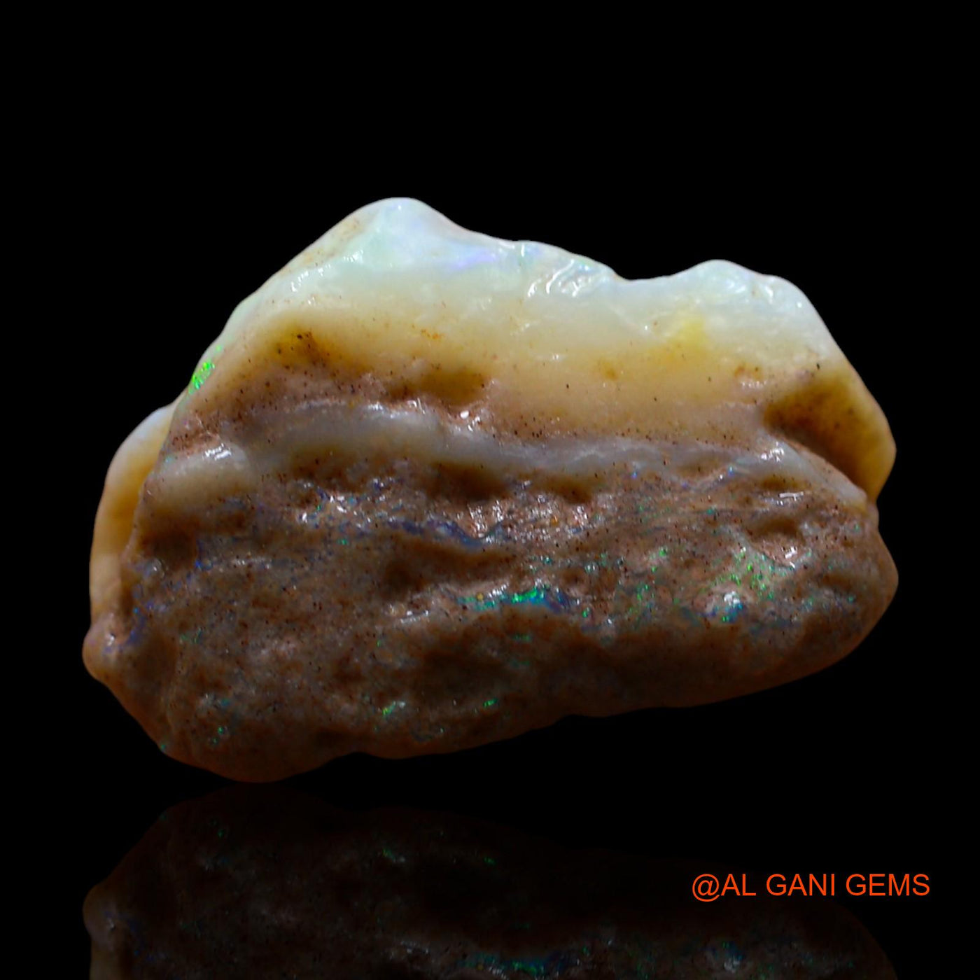 12.00 Cts Natural Australian Fire Opal Loose Gemstone Fancy Rough 22x11x10 mm RE-685